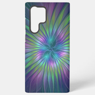 Colourful Shiny Fantasy Flower Abstract Fractal Ar Samsung Galaxy Case