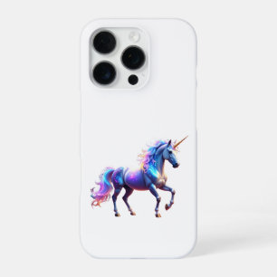 Colourful Shiny Unicorn iPhone 16 Pro Case