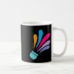 Colourful Shuttle Badminton Sport Coffee Mug
