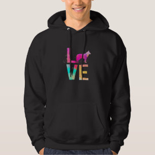 Colourful Siberian Husky Dog Mom Siberian Husky Hoodie