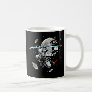 Colourful Silent Ninja Warrior Front and Back Coffee Mug