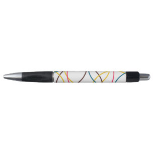 Colourful, simple modern cool, urban trendy circle pen