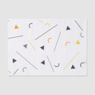 Colourful, simple, trendy, urban geometric design tissue paper