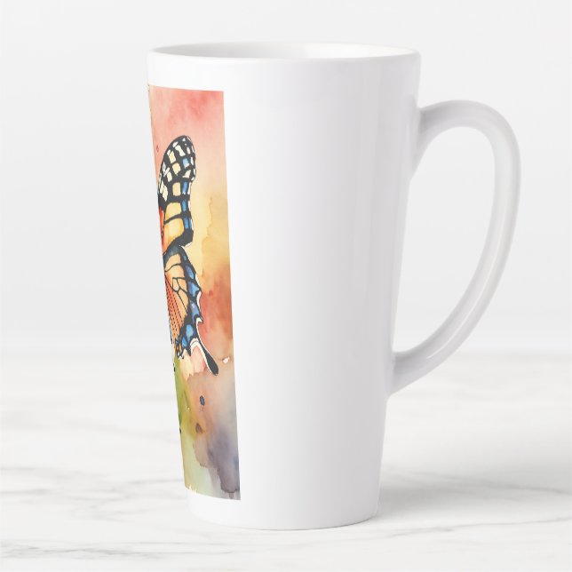 Colourful Single Butterfly Mug (Right)