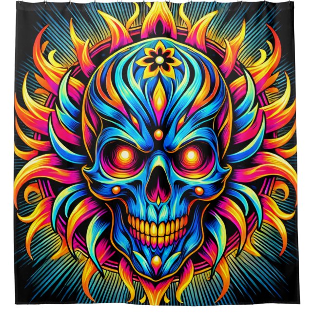 Colourful Skull Art (Front)