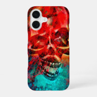 Colourful skull