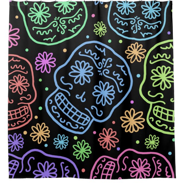 Colourful Skull Pattern (Front)