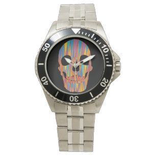 Colourful Skull Watch