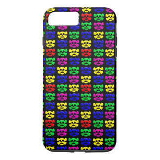 Colourful skulls pattern iPhone 8 plus/7 plus case