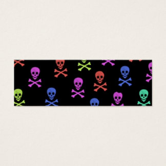 Colourful Skulls Profile Card