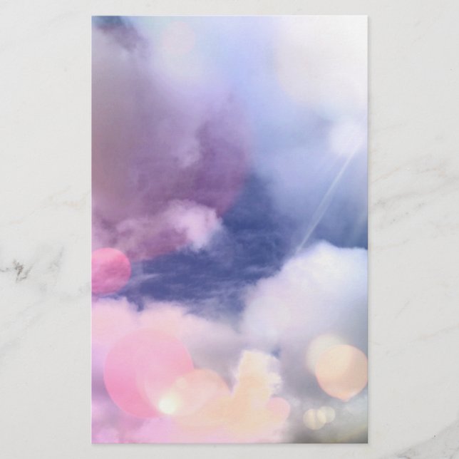 Colourful Sky 5.5" x 8.5" Stationery (Front)