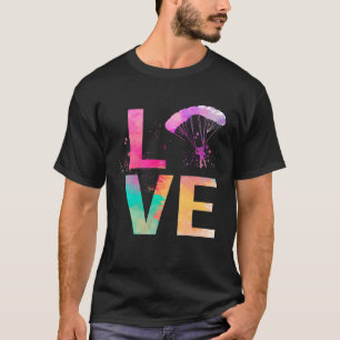 Colourful Skydiving Mom Skydiving T-Shirt