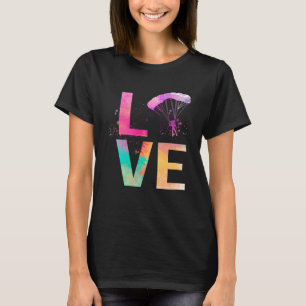 Colourful Skydiving Mom  Skydiving T-Shirt