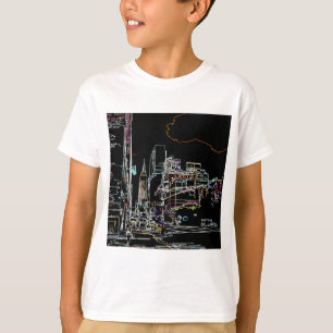 Colourful skyline in Manhattan T-Shirt