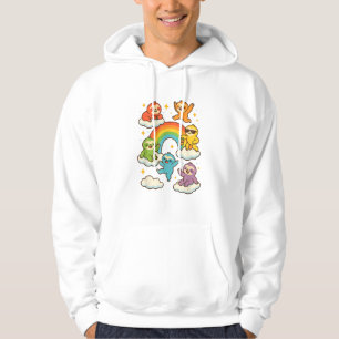 Colourful Sloths With A Rainbow Kawaii Sloth T-Shi Hoodie