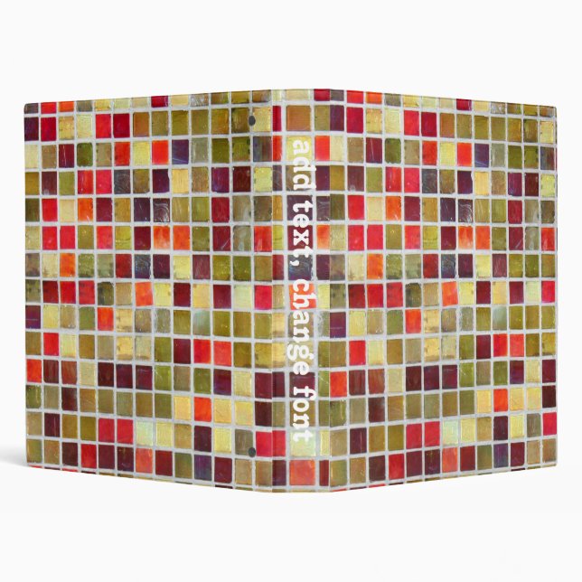 Colourful Small  Tiling Background Binder (Background)