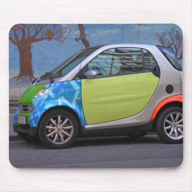 Colourful Smart Car Mouse Pad (Front)