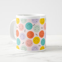 Colourful Smiling Happy Face Pattern
