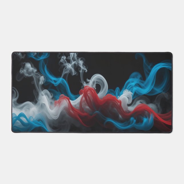 colourful smoke desk mat (Front)