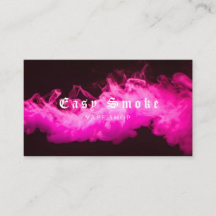 Colourful Smoke Vape Shop Business Card