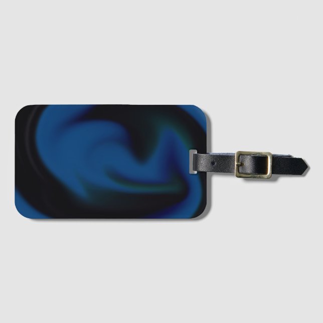 Colourful Smudge Luggage Tag (Front Horizontal)