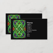 Colourful Snake Celtic Knot Business Card (Front/Back)