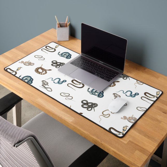 Colourful Snakes Reptile Animal Pattern Desk Mat (Office 2)