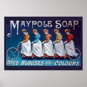 Colourful Soap Advertisement Poster