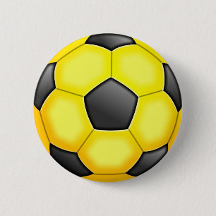Colourful Soccer Balls 2 Inch Round Button