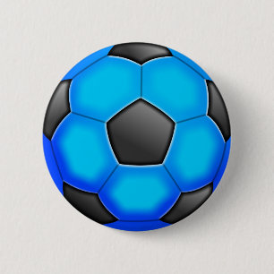 Colourful Soccer Balls 2 Inch Round Button