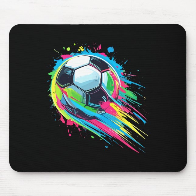 Colourful Soccer Ll _1  Mouse Pad (Front)