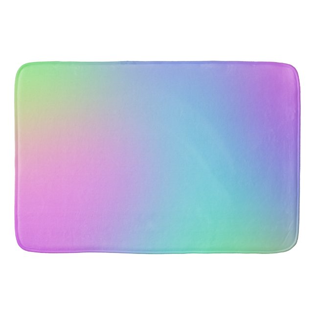 Colourful Soft Gradient Bath Mat (Front)