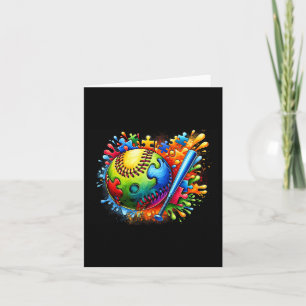Colourful Softbyll Autism Awareness Autistic Card