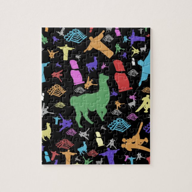 Colourful South America Jigsaw Puzzle (Vertical)