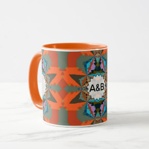 Colourful South Western Geometric Pattern Mug
