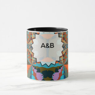 Colourful South Western Geometric Pattern Mug