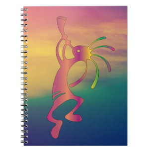 Colourful Southwest Kokopelli Notebook