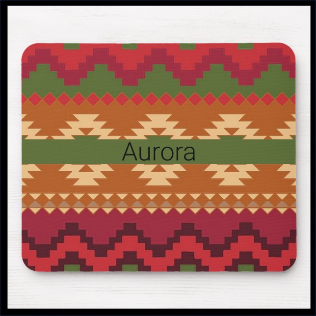 Colourful Southwestern Aztec Design Mouse Pad (Creator Uploaded)