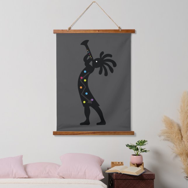 Colourful Southwestern Kokopelli Hanging Tapestry (Bedroom)