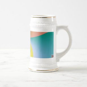 Colourful Space Beer Stein