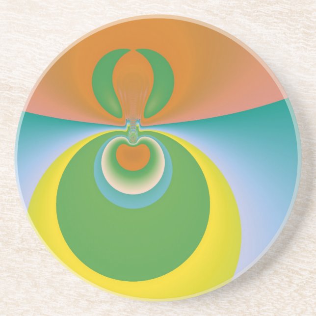 Colourful Space Coaster (Front)
