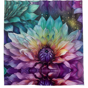 Colourful Space Dahlia Flower