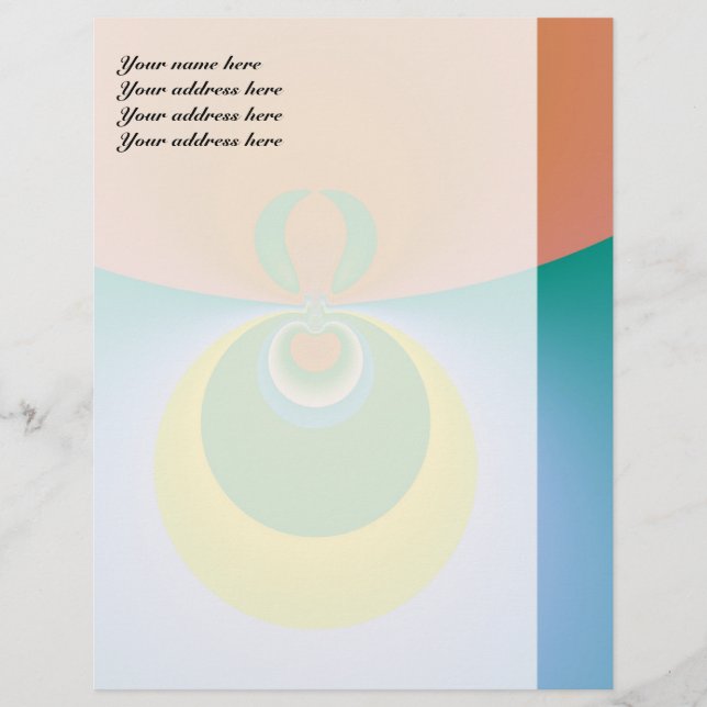 Colourful Space Letterhead (Front)