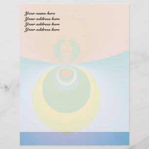 Colourful Space Letterhead Template