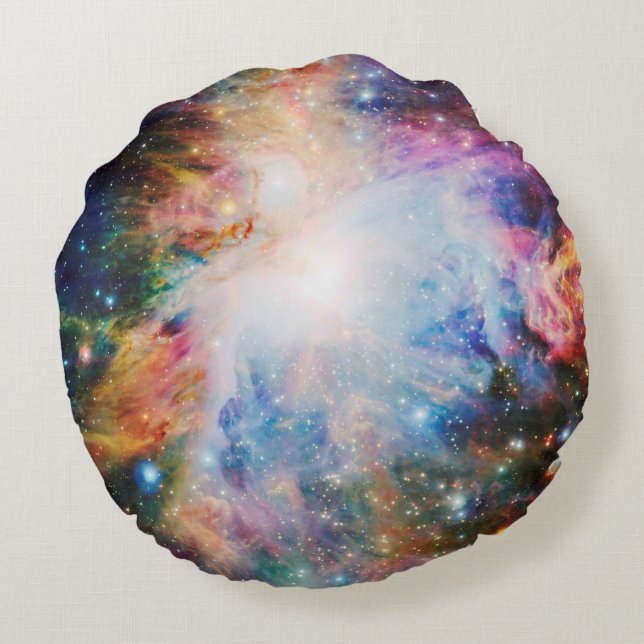 Colourful Space Pillow (Back)