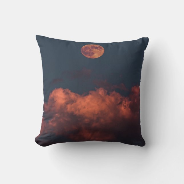 Colourful Space Throw Pillow (Front)