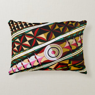 Colourful Spanish Ceiling Architecture Accent Pillow