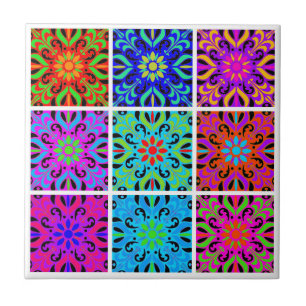 Colourful Spanish Moroccan Modern Tile