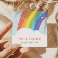 Colourful Sparkly Rainbow Clouds Custom