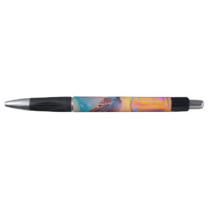 Colourful Sparrow and Rainbow Bubble  Pen
